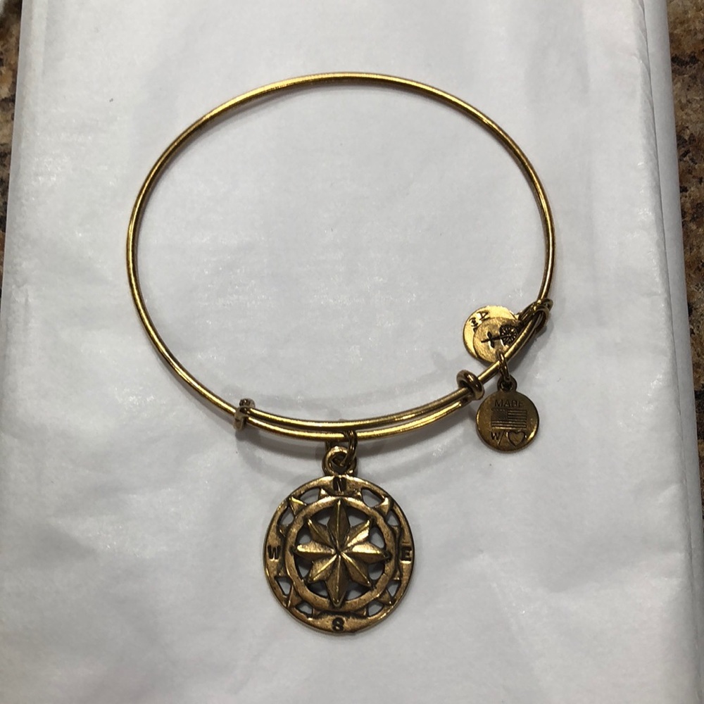 Alex and ani compass bangle